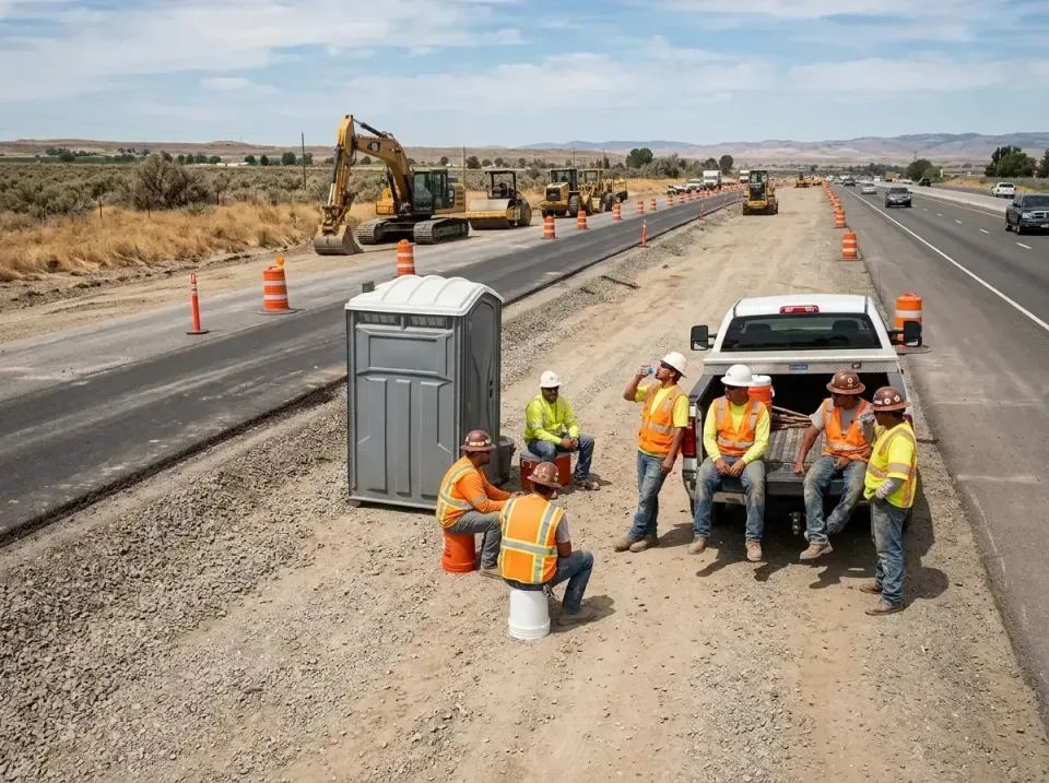 highway-road-construction-crew-007 — frequently asked questions, Porta Potty and Restroom Rentals in Anna, IL